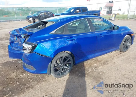 2020 Honda Civic Sport from USA, damaged, VIN 2HGFC2F85LH564772